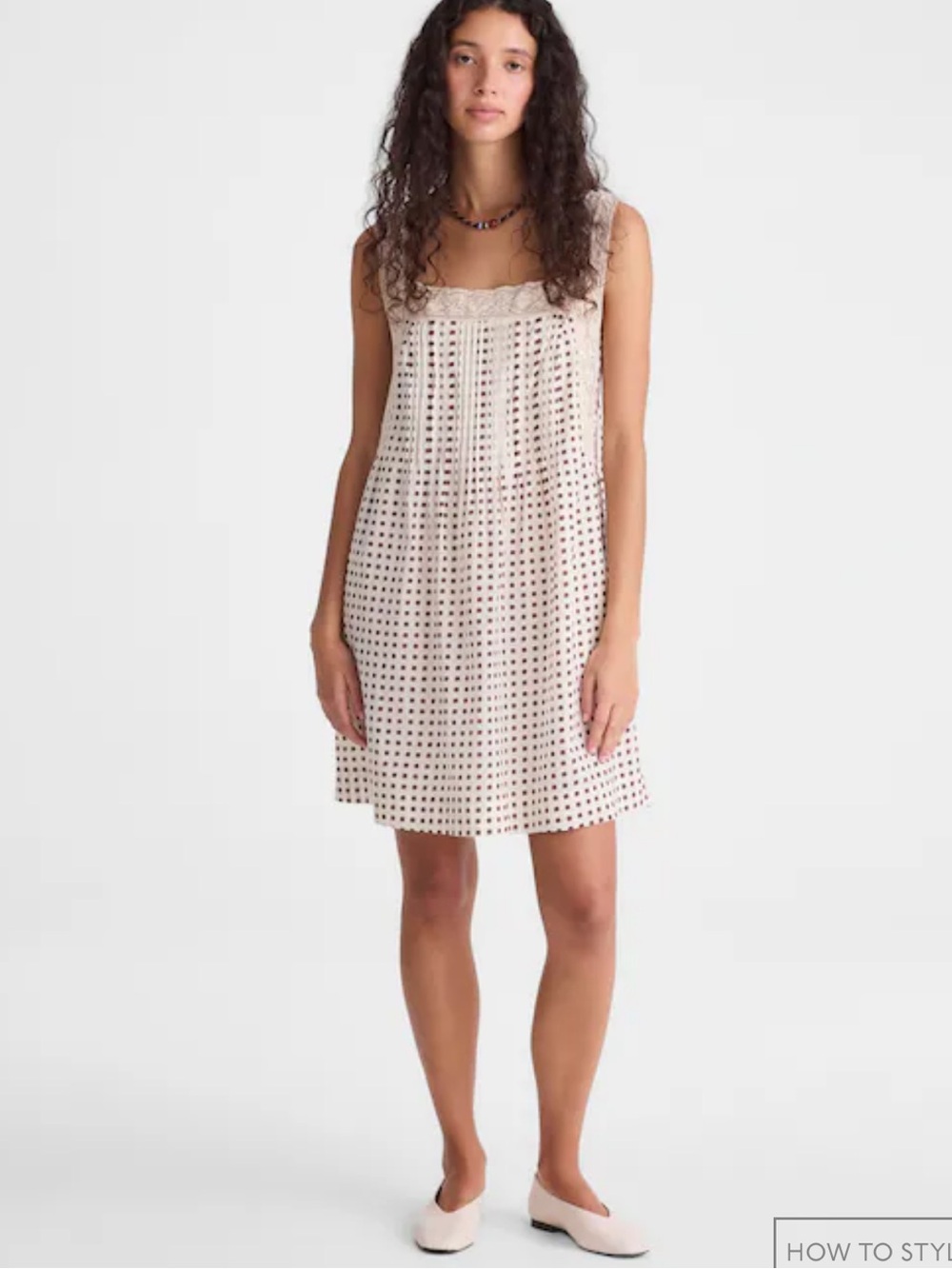 NWT Madewell The Sophie Mini Dress in Size Small Vintage Ivory - Picture 3 of 8